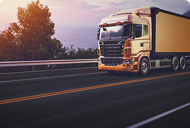 Highway truck for domestic surface transport